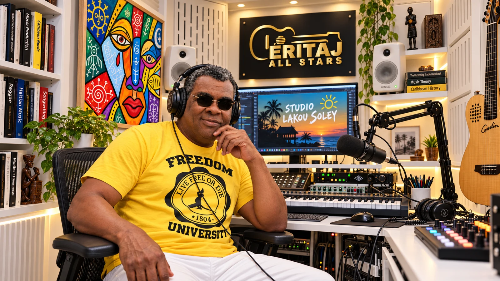 JanJak in the studio